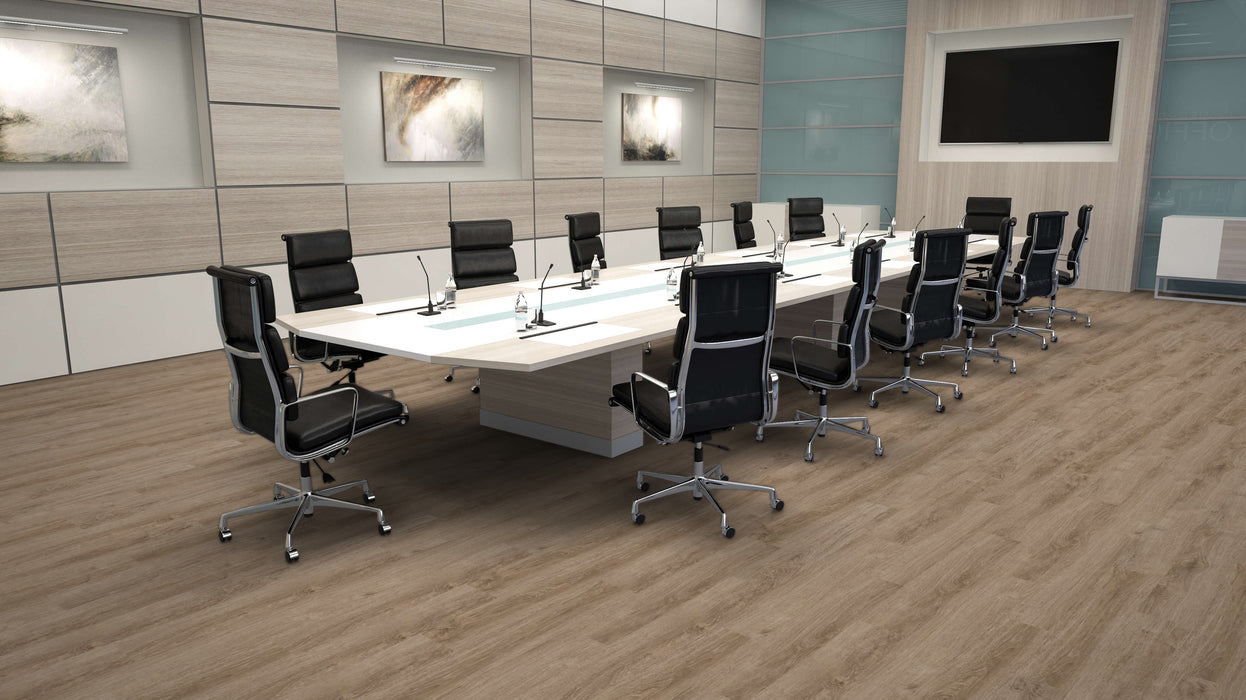 Mohawk - Assembled Woods - Planked - Luxury Vinyl Tile - Safari Oak floor installation