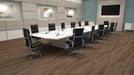 Mohawk - Assembled Woods - Planked - Luxury Vinyl Tile - Tobacco Oak floor installation