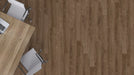 Mohawk - Assembled Woods - Planked - Luxury Vinyl Tile - Tobacco Oak floor installation