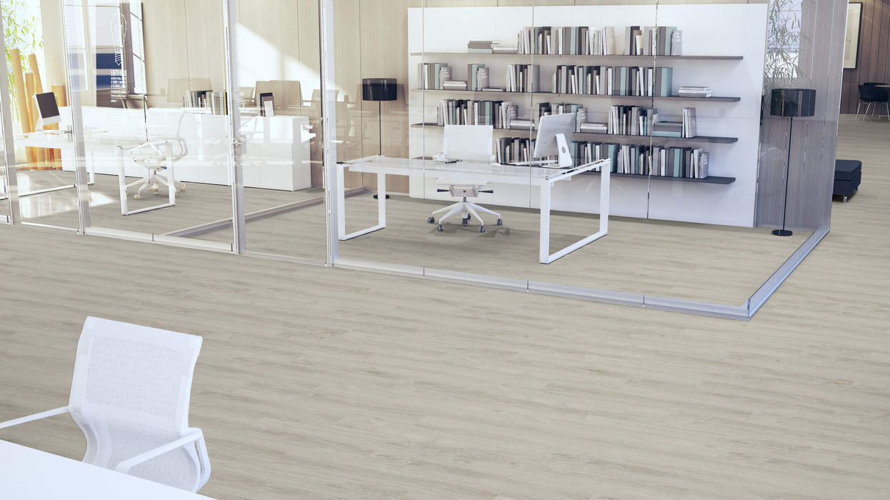 Mohawk - Assembled Woods - Planked - Luxury Vinyl Tile - Wheat Oak floor installation