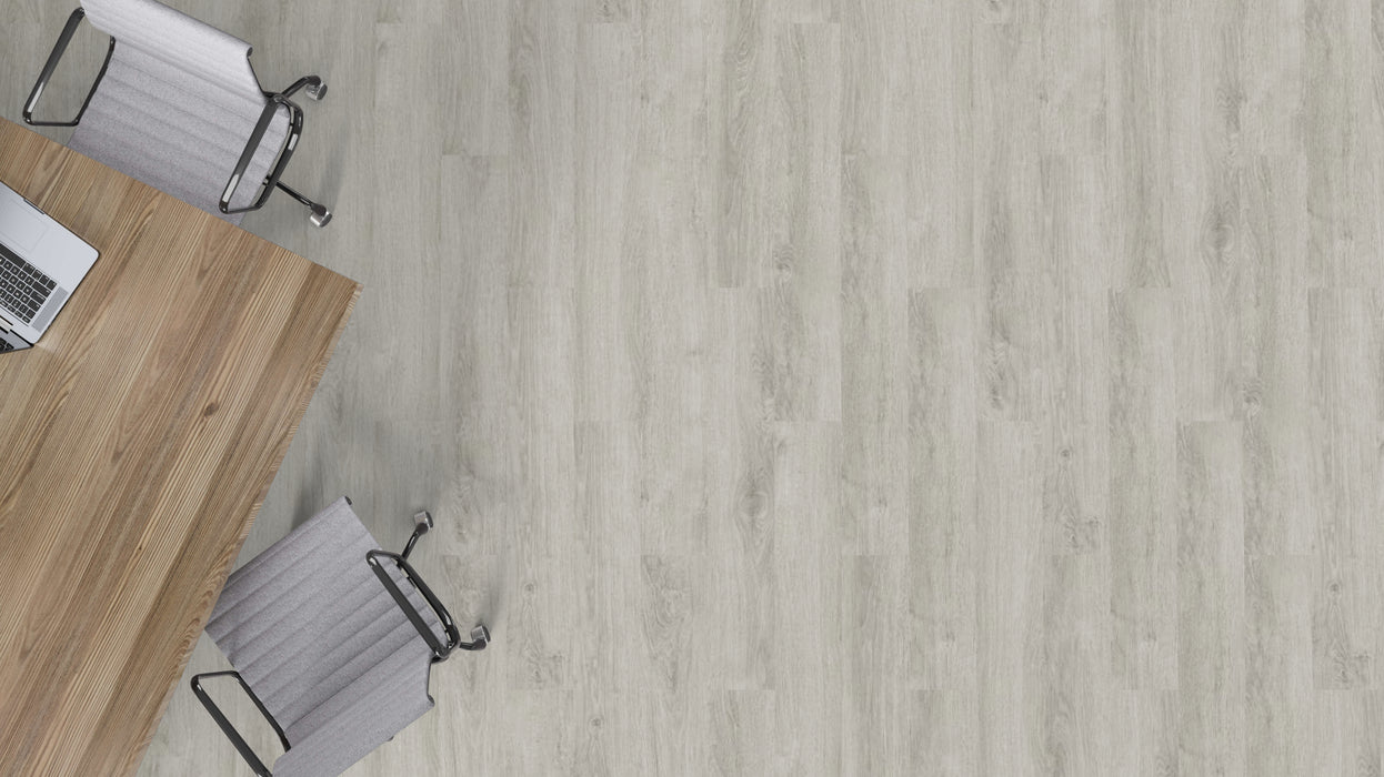 Mohawk - Assembled Woods - Planked - Luxury Vinyl Tile - Windy Oak floor installation