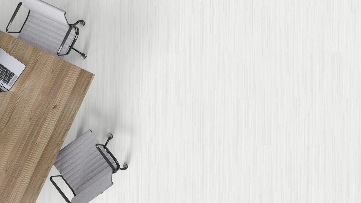 Mohawk - Shared Strides - Luxury Vinyl Tile - Elevated Silver floor installation 