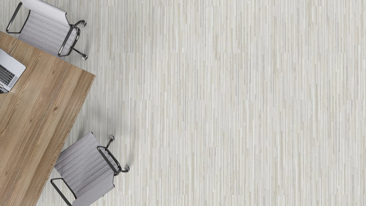 Mohawk - Link Step - Harmonic Waves - Luxury Vinyl Tile - Haute Confluence floor installation