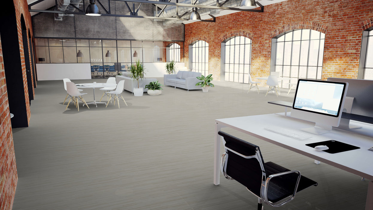 Mohawk - Link Step - Harmonic Waves - Luxury Vinyl Tile - Radiating Shadow floor installation