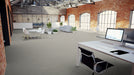 Mohawk - Link Step - Harmonic Waves - Luxury Vinyl Tile - Radiating Shadow floor installation