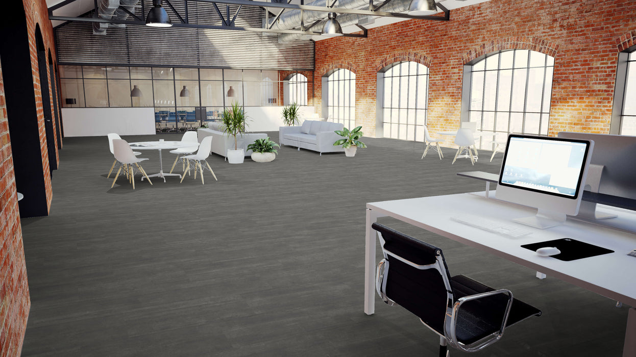 Mohawk - Living Local - Stones 4.5 - 12 in. x 24 in. - Luxury Vinyl - Dire Wolf floor installation