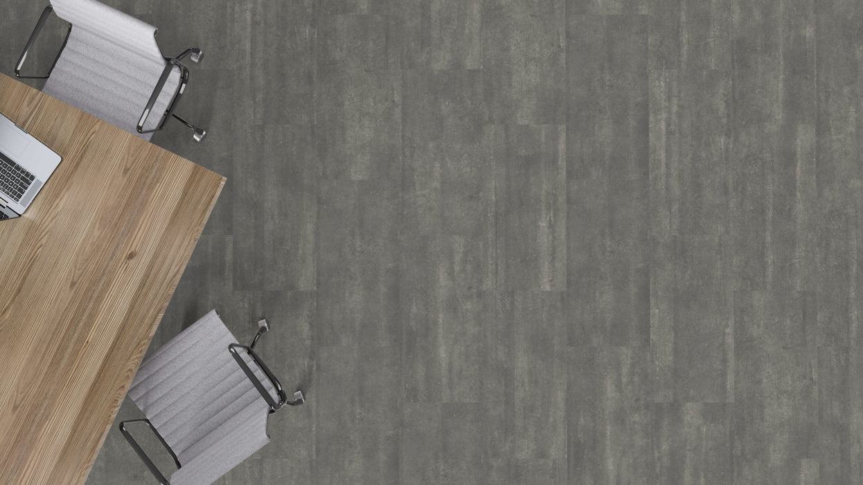 Mohawk - Living Local - Stones 4.5 - 12 in. x 24 in. - Luxury Vinyl - Dire Wolf floor installation