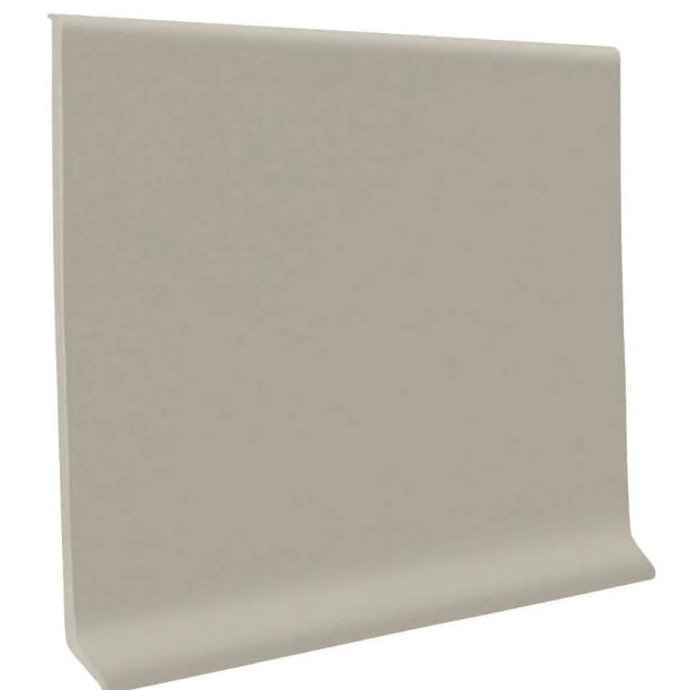 Roppe - 700 Series Wall Base - 4 in. x 120 ft. Cove Base Rolls - Ashen