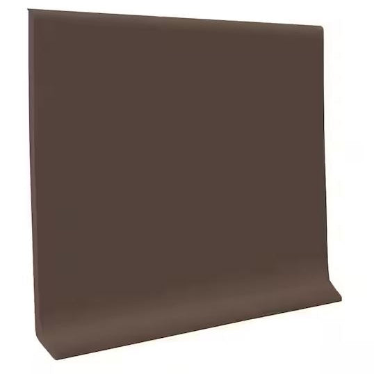 Roppe - 700 Series Wall Base - 4 in. x 120 ft. Cove Base Rolls - Burnt Umber
