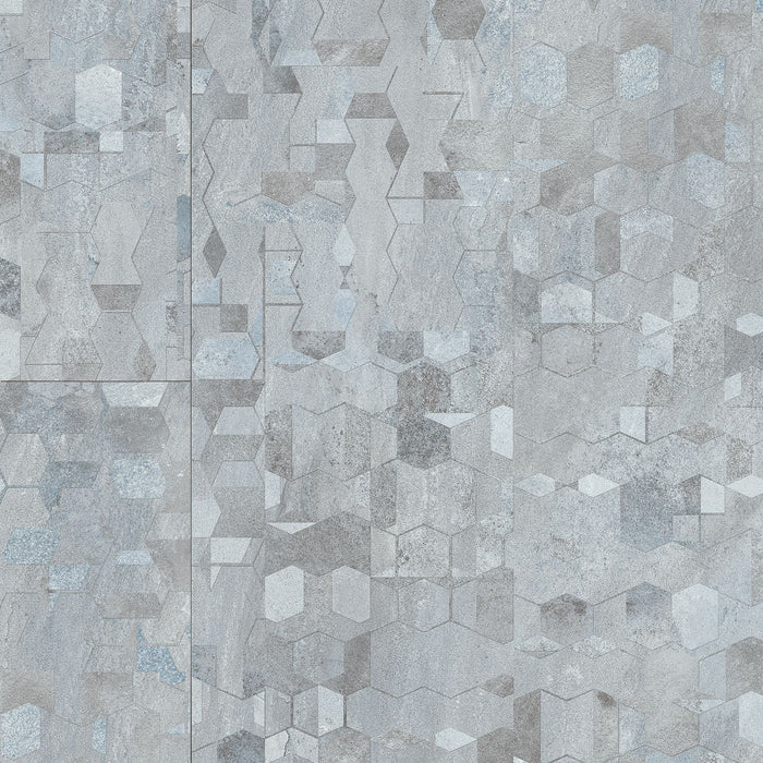 Armstrong Commercial - Coalesce - Geome - 18 in. x 36 in. - Luxury Vinyl Tile - Azure