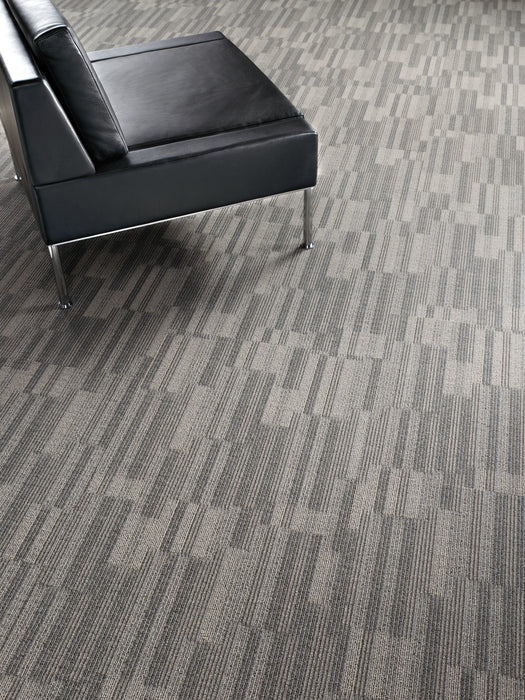 Mohawk Group - Bending Earth - Sector - Carpet Tile - Shale Room Scene