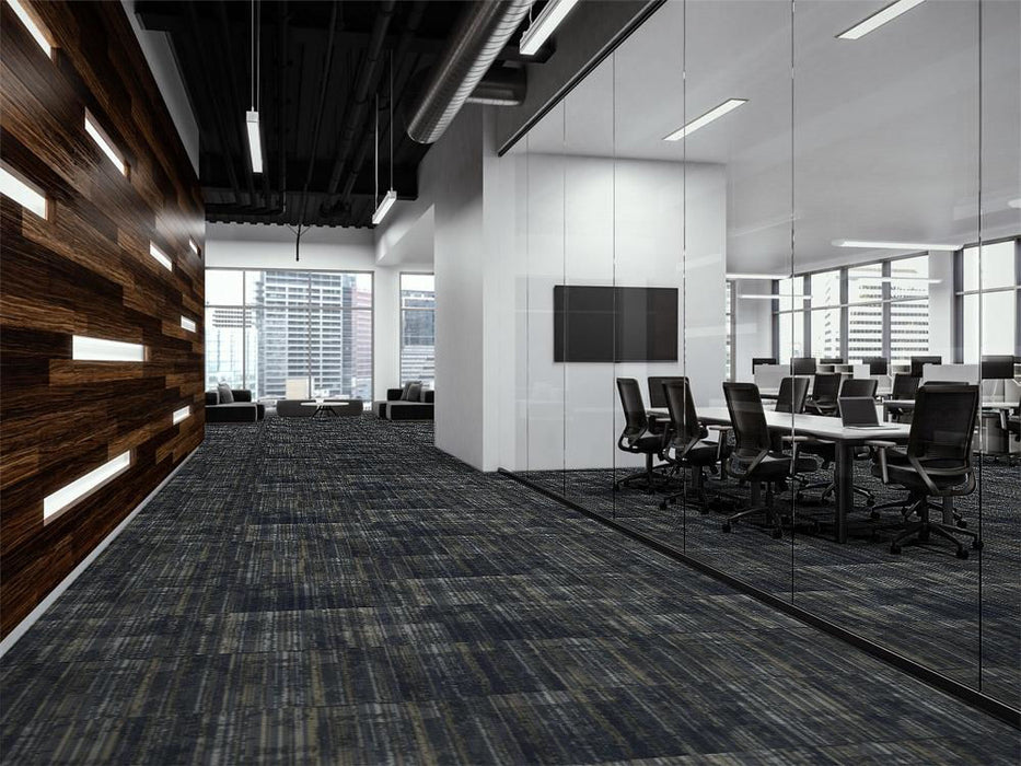 EF Contract - Artisan Accent - 24 in. x 24 in. - Commercial Carpet Tile - Bice Accent Installed