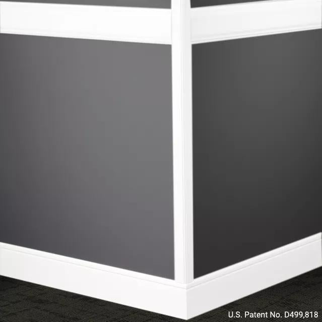 Johnsonite Commercial - 4 in. Chair Rail - Millwork Rampart Unfinished