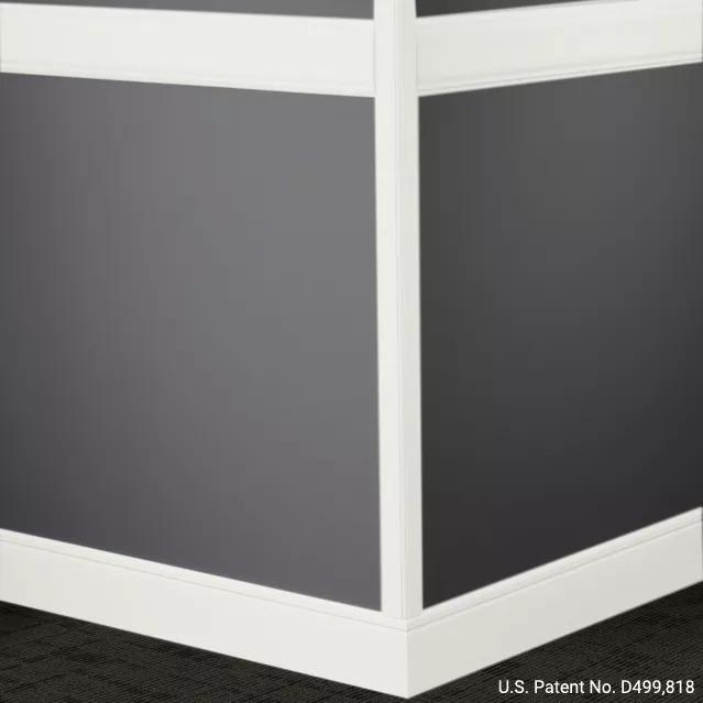 Johnsonite Commercial - 4 in. Chair Rail - Millwork Rampart Icicle