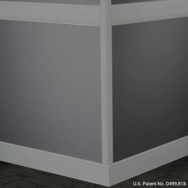 Johnsonite Commercial - 4 in. Chair Rail - Millwork Rampart Ironstone
