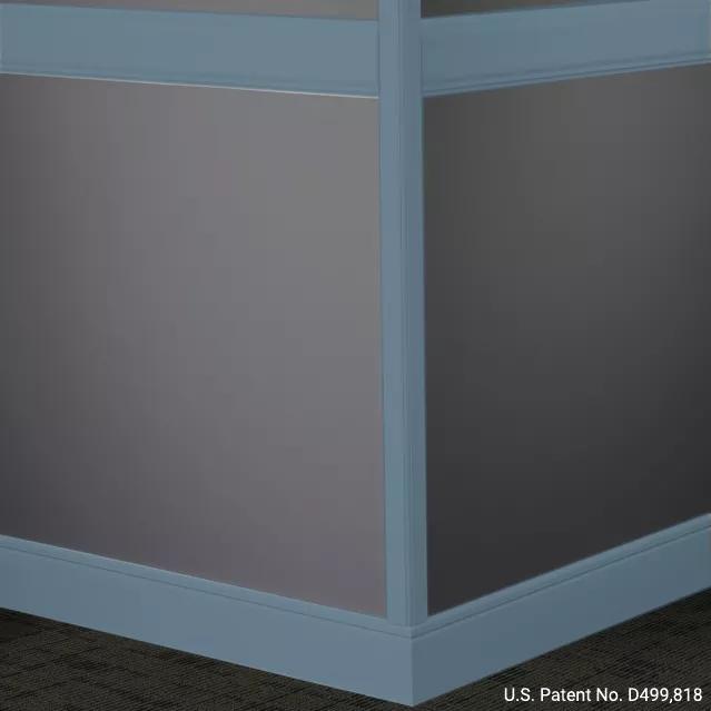 Johnsonite Commercial - 4 in. Chair Rail - Millwork Rampart Blue Jeans