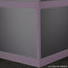 Johnsonite Commercial - 4 in. Chair Rail - Millwork Rampart Shoreline Purple