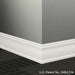 Johnsonite Commercial - 3.5 in. Rubber Wall Base - Millwork Outline Icicle