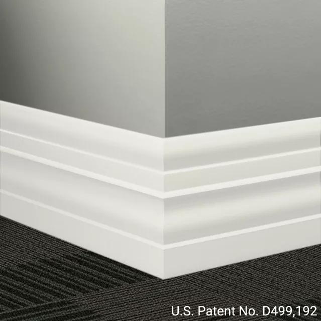 Johnsonite Commercial - 6 in. Rubber Wall Base - Millwork Attache Icicle