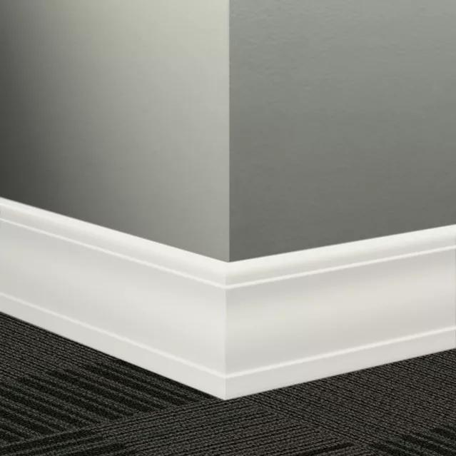 Johnsonite Commercial - 4 in. Rubber Wall Base - Millwork Silhouette Icicle