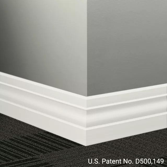 Johnsonite Commercial - 4 in. Rubber Wall Base - Millwork Ambassador Icicle