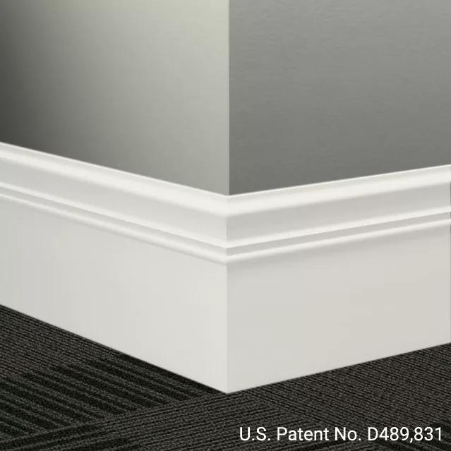 Johnsonite Commercial - 6 in. Rubber Wall Base - Millwork Monarch Icicle