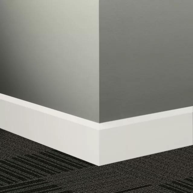 Johnsonite Commercial - 3 in. Rubber Wall Base - Millwork Oblique Icicle