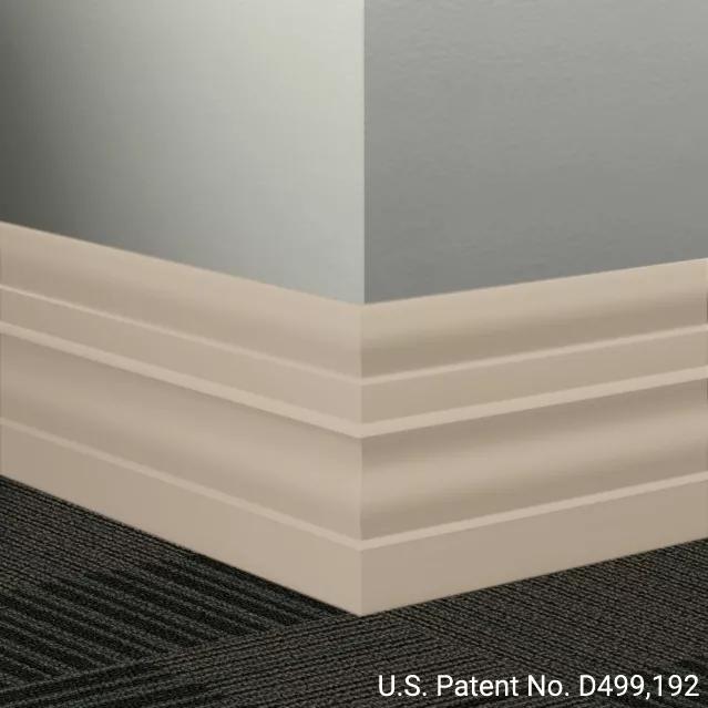 Johnsonite Commercial - 6 in. Rubber Wall Base - Millwork Attache Clay