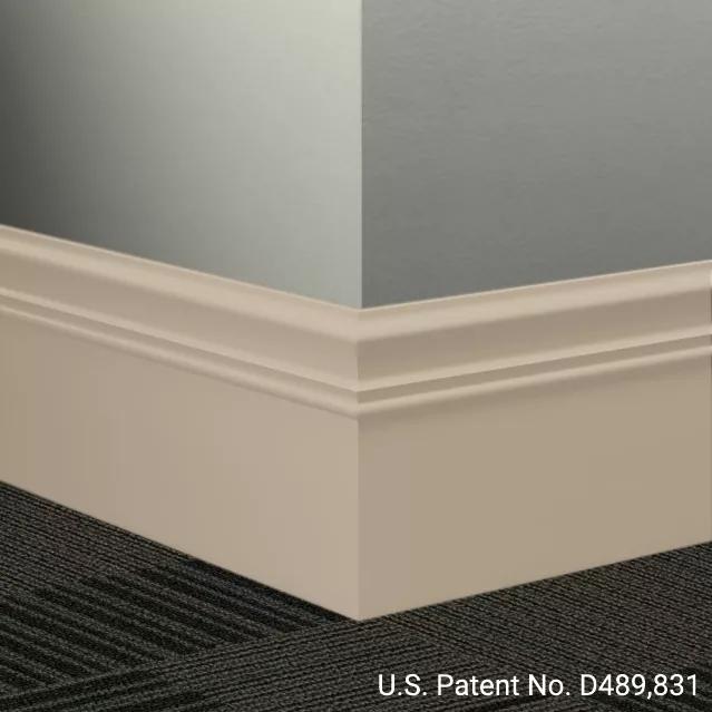 Johnsonite Commercial - 6 in. Rubber Wall Base - Millwork Monarch Clay