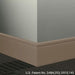 Johnsonite Commercial - 6 in. Rubber Wall Base - Millwork Reveal Seaweed