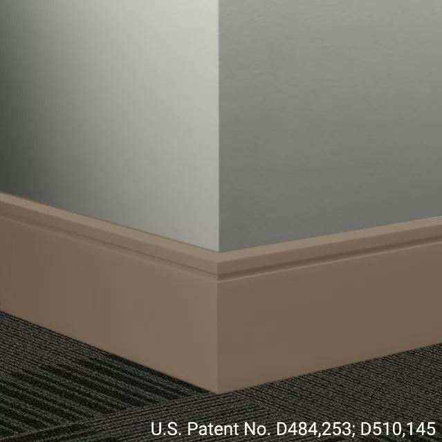 Johnsonite Commercial - 8 in. Rubber Wall Base - Millwork Reveal Seaweed