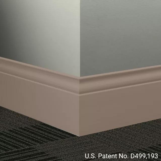Johnsonite Commercial 5.25 in. Rubber Wall Base Millwork Inflectio