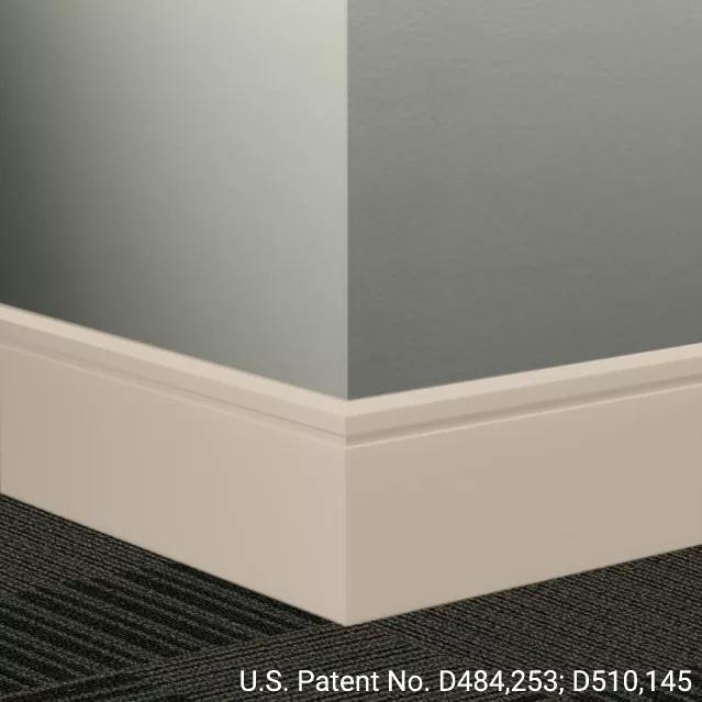 Johnsonite Commercial - 6 in. Rubber Wall Base - Millwork Reveal Canvas