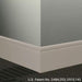 Johnsonite Commercial - 8 in. Rubber Wall Base - Millwork Reveal Cement