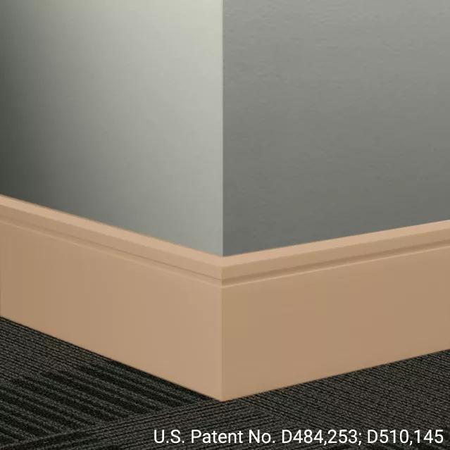 Johnsonite Commercial - 6 in. Rubber Wall Base - Millwork Reveal Sisal