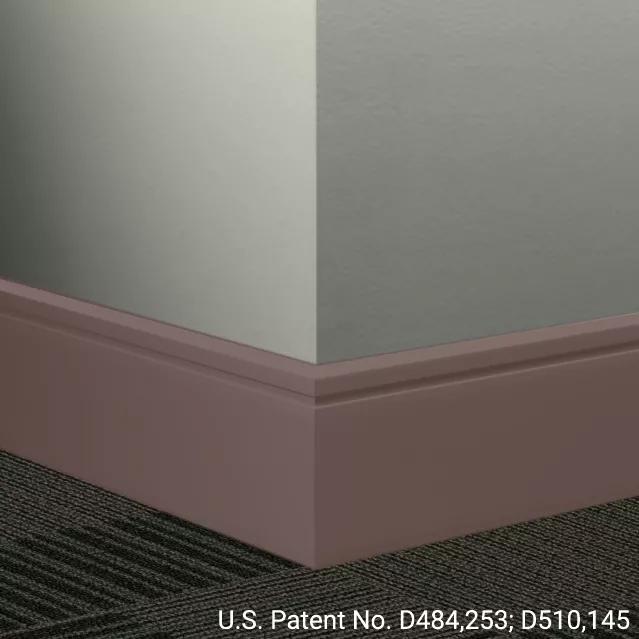 Johnsonite Commercial - 8 in. Rubber Wall Base - Millwork Reveal Espresso