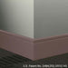 Johnsonite Commercial - 8 in. Rubber Wall Base - Millwork Reveal Espresso