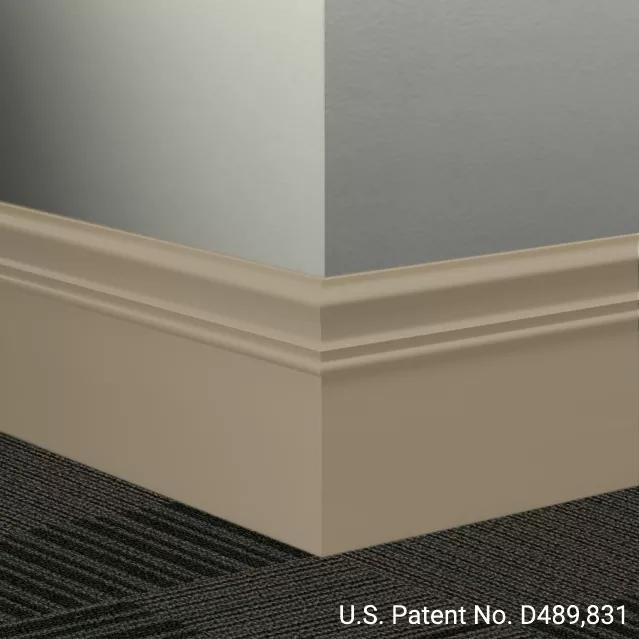Johnsonite Commercial - 6 in. Rubber Wall Base - Millwork Monarch Brass