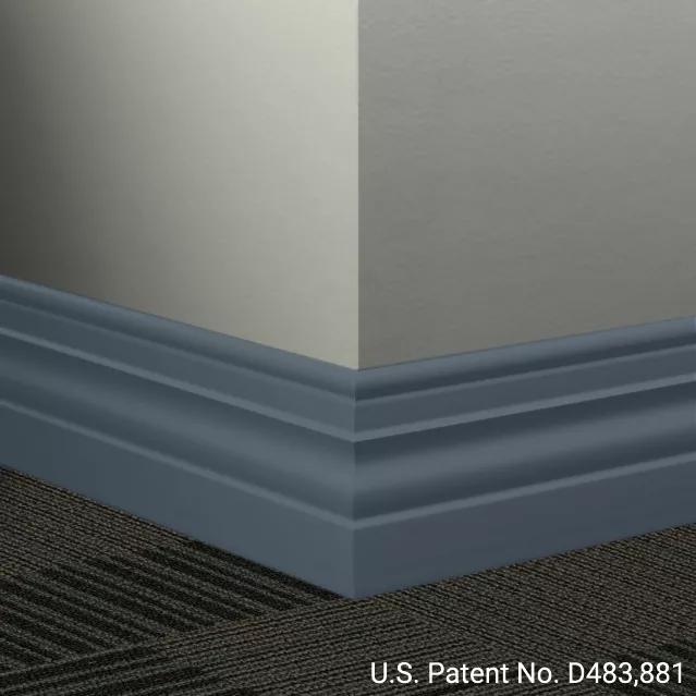 Johnsonite Commercial - 4.5 in. Rubber Wall Base - Millwork Diplomat Navy Blue
