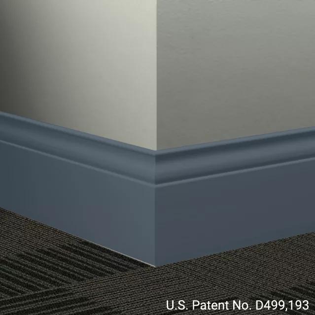 Johnsonite Commercial - 5.25 in. Rubber Wall Base - Millwork Inflection Navy Blue