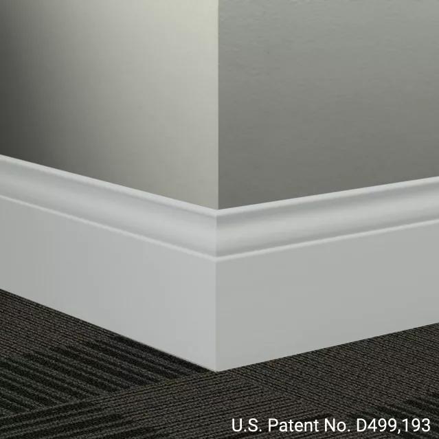 Johnsonite Commercial - 5.25 in. Rubber Wall Base - Millwork Inflection Platinum