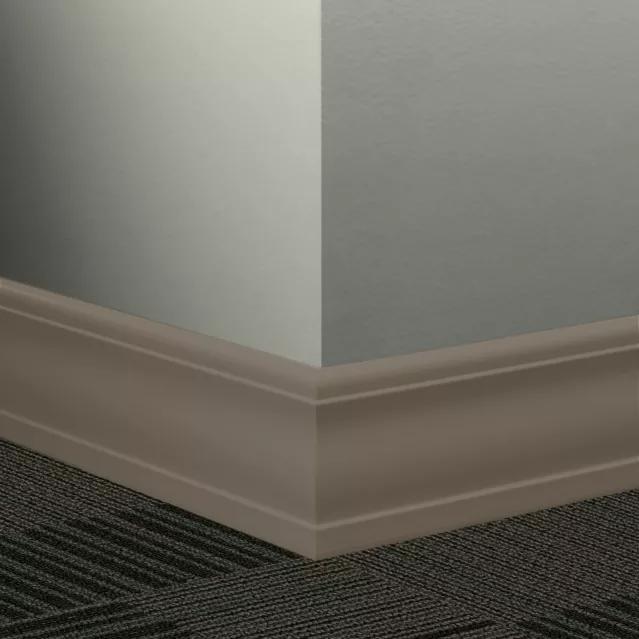 Johnsonite Commercial - 4 in. Rubber Wall Base - Millwork Silhouette Grounded