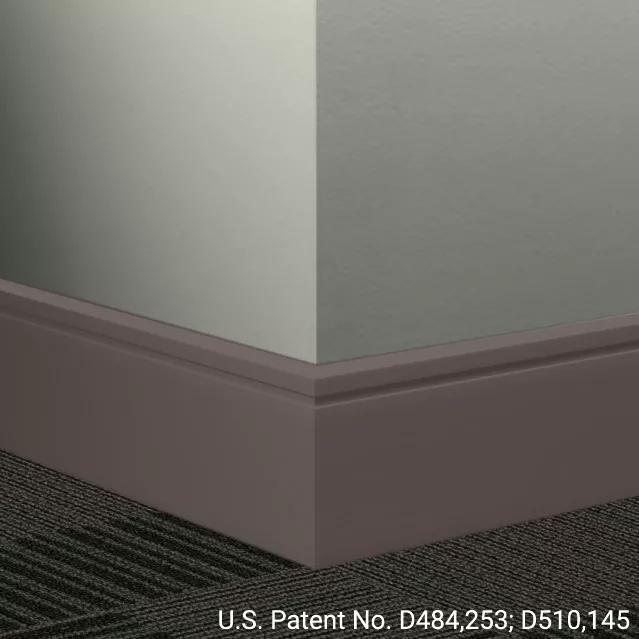 Johnsonite Commercial - 8 in. Rubber Wall Base - Millwork Reveal Ganache
