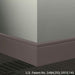 Johnsonite Commercial - 8 in. Rubber Wall Base - Millwork Reveal Ganache