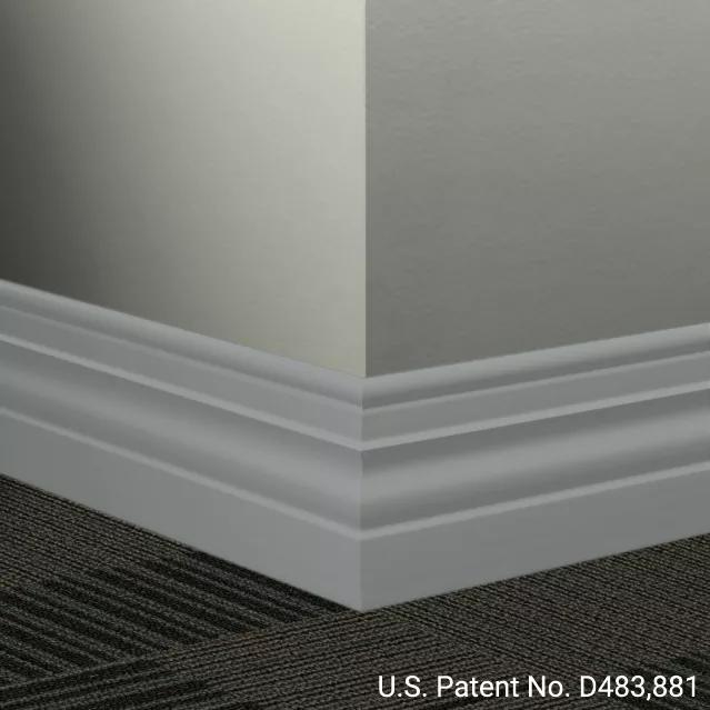 Johnsonite Commercial - 4.5 in. Rubber Wall Base - Millwork Diplomat Medium Grey