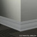 Johnsonite Commercial - 3.5 in. Rubber Wall Base - Millwork Outline Medium Grey