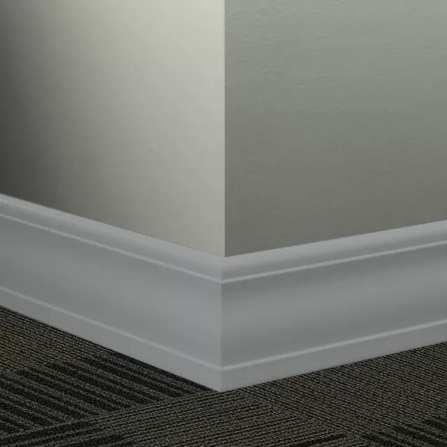 Johnsonite Commercial - 4 in. Rubber Wall Base - Millwork Silhouette Medium Grey