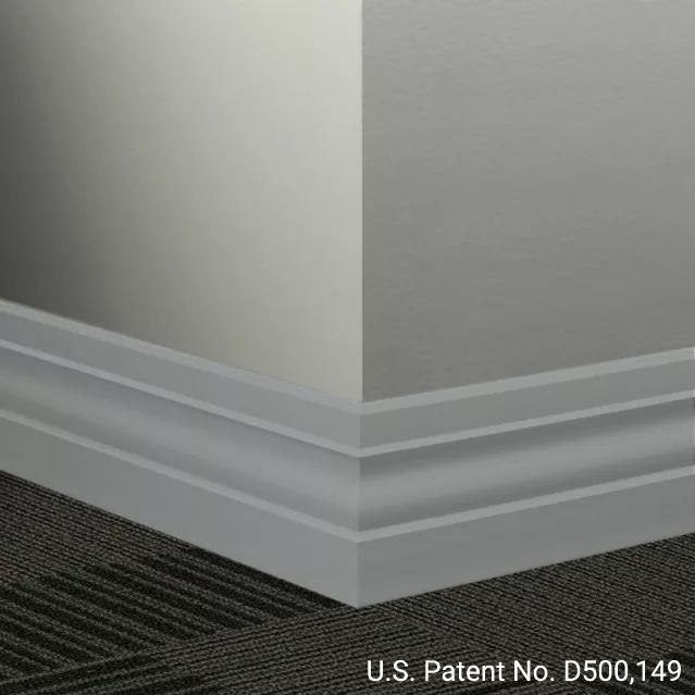Johnsonite Commercial - 4 in. Rubber Wall Base - Millwork Ambassador Medium Grey