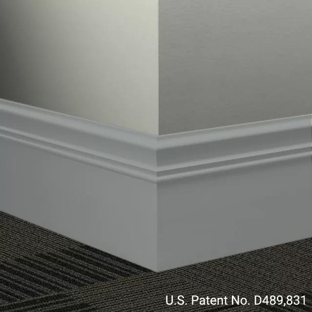 Johnsonite Commercial - 6 in. Rubber Wall Base - Millwork Monarch Medium Grey