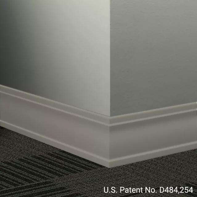 Johnsonite Commercial - 3.5 in. Rubber Wall Base - Millwork Outline Moon Rock